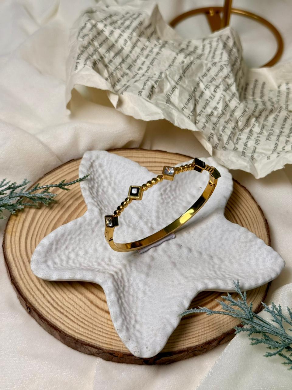 Squares In A Line - Black & White