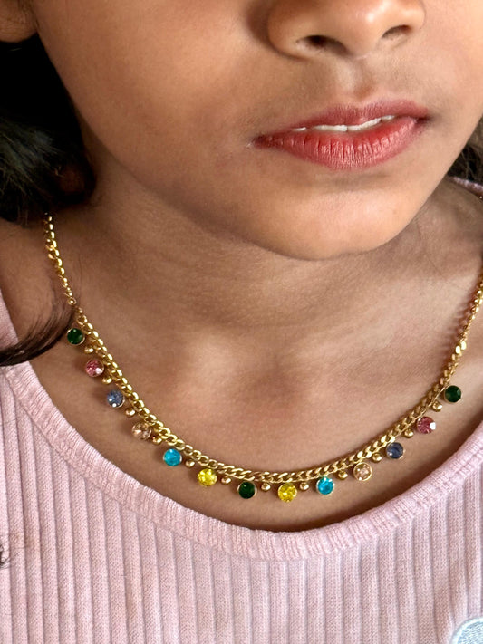 Multicolour Charm Necklaces Version 03