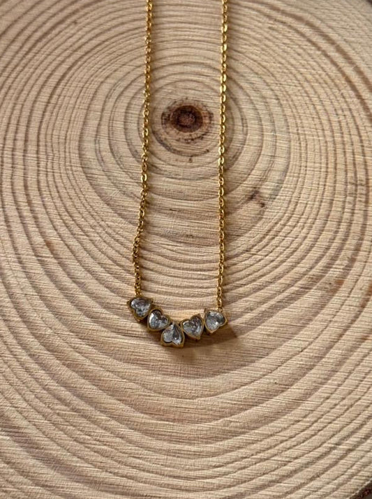 Golden Hearts Harmony Pendant