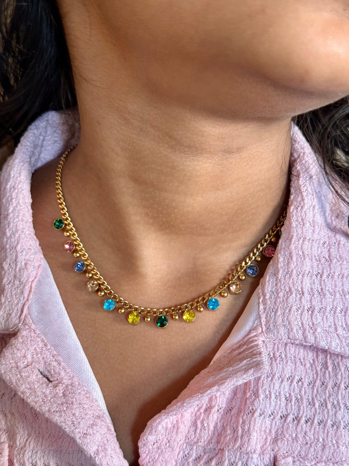 Multicolour Charm Necklaces Version 03