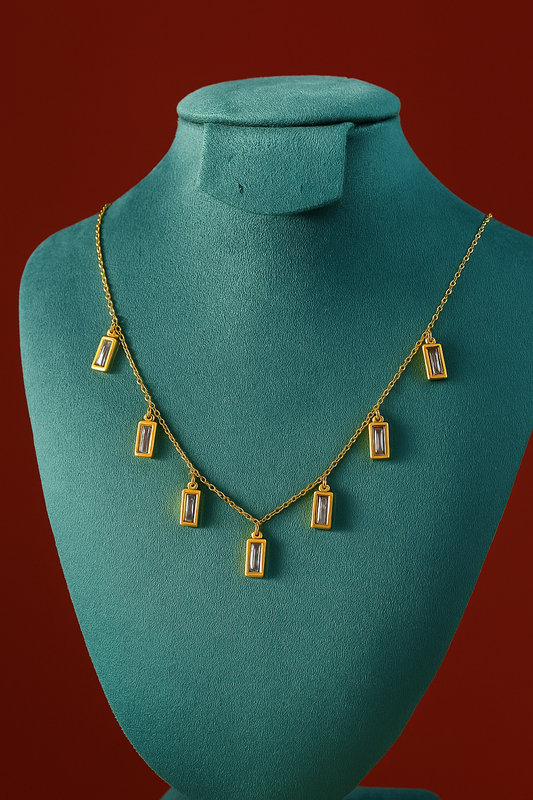 Aurora Prism Drop Necklace