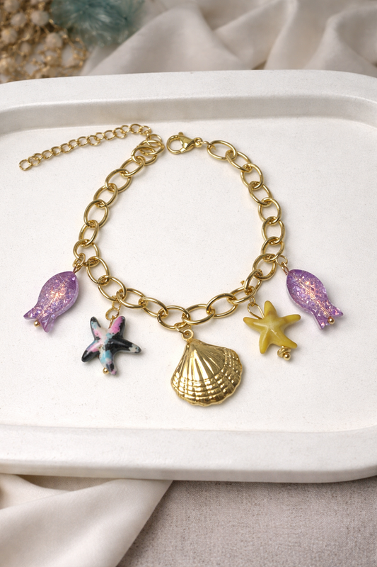 Coastal Glow Charm Bracelet