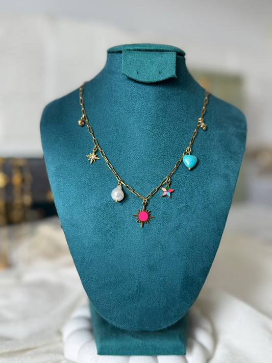 Galaxy Charm Necklace