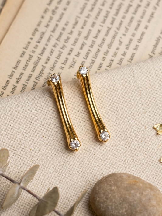 Golden Arc Studs