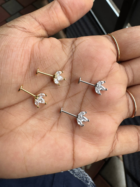 Three petal vertical Helix - Pair