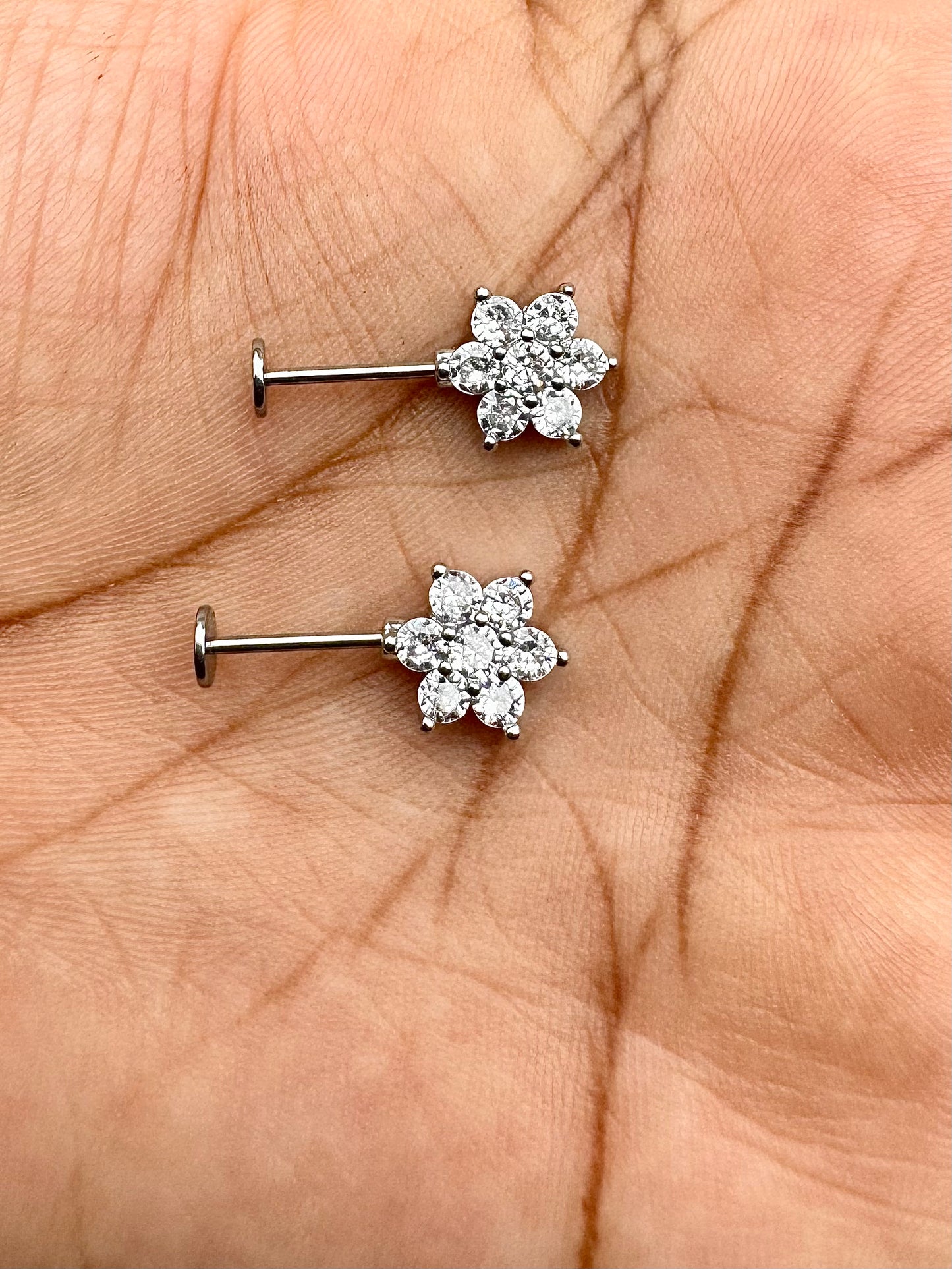 Floral Vertical Helix - Pair