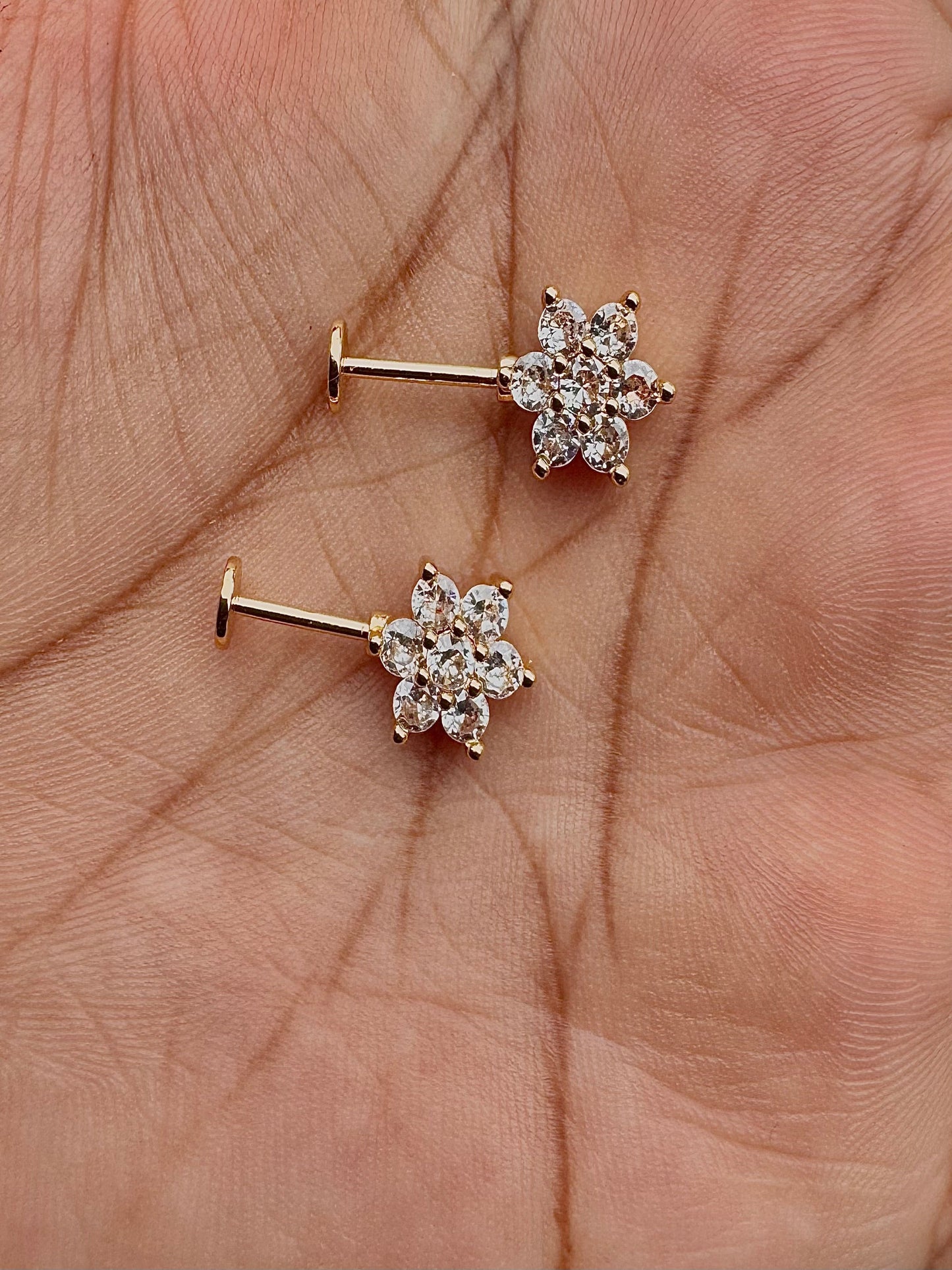 Floral Vertical Helix - Pair