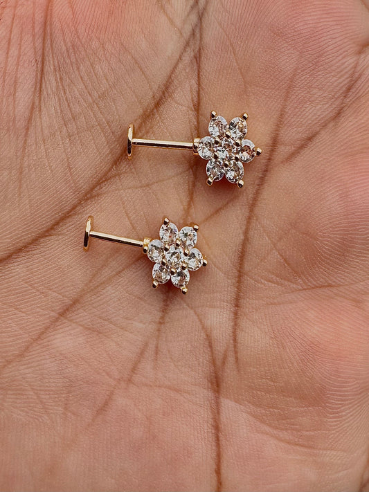 Floral Vertical Helix - Pair