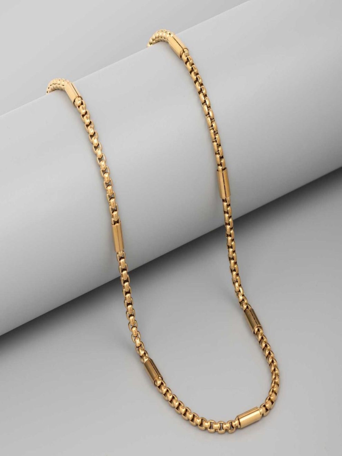 Box Chain with Bars - Men’s