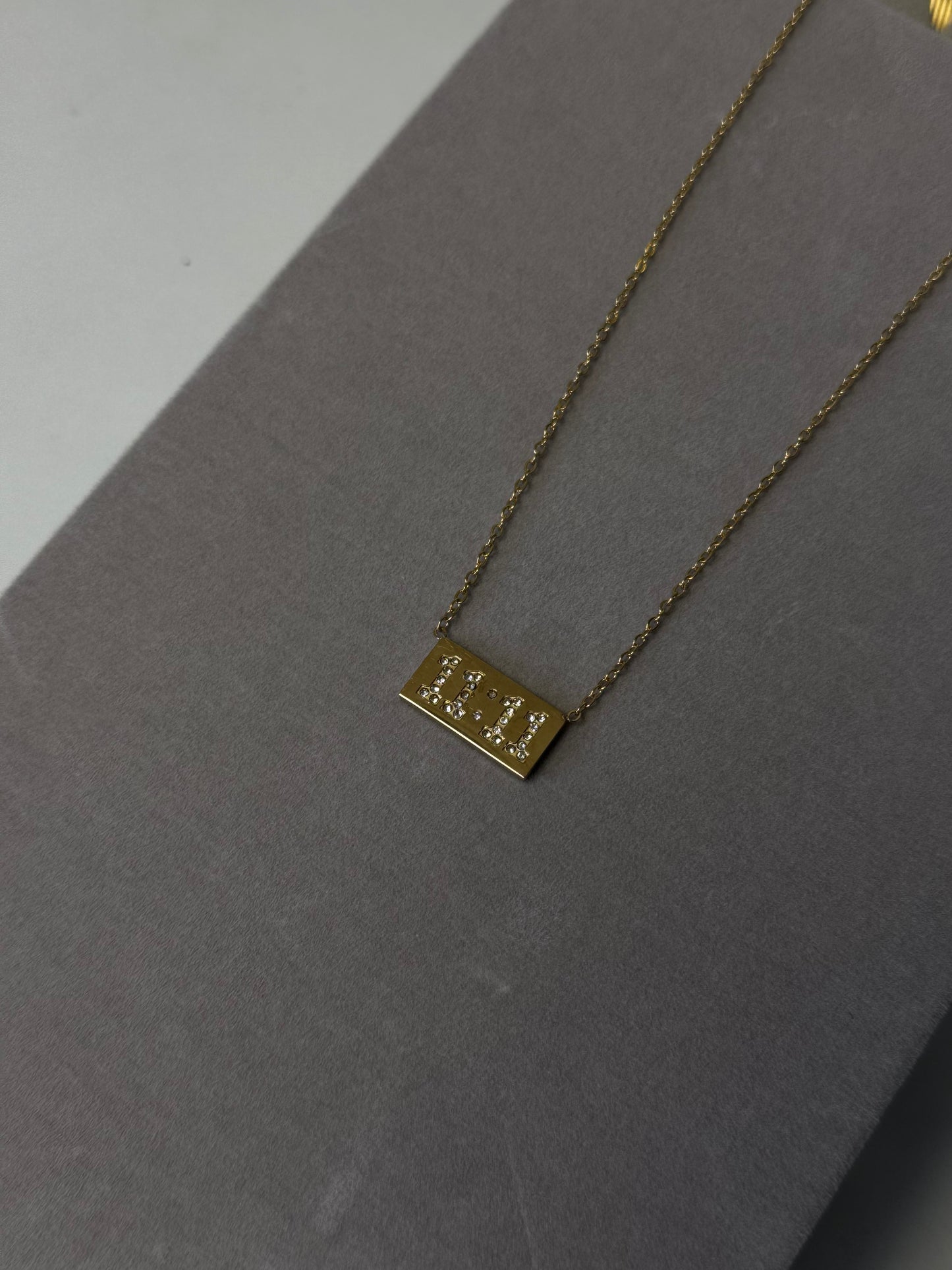 11:11 Pendant with AD stones