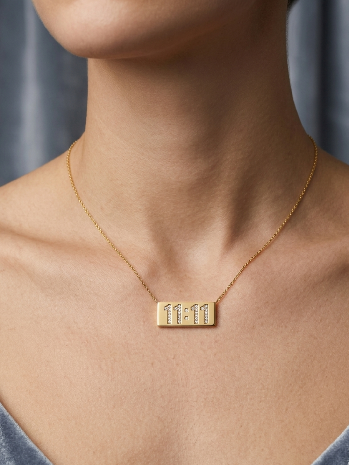 11:11 Pendant with AD stones