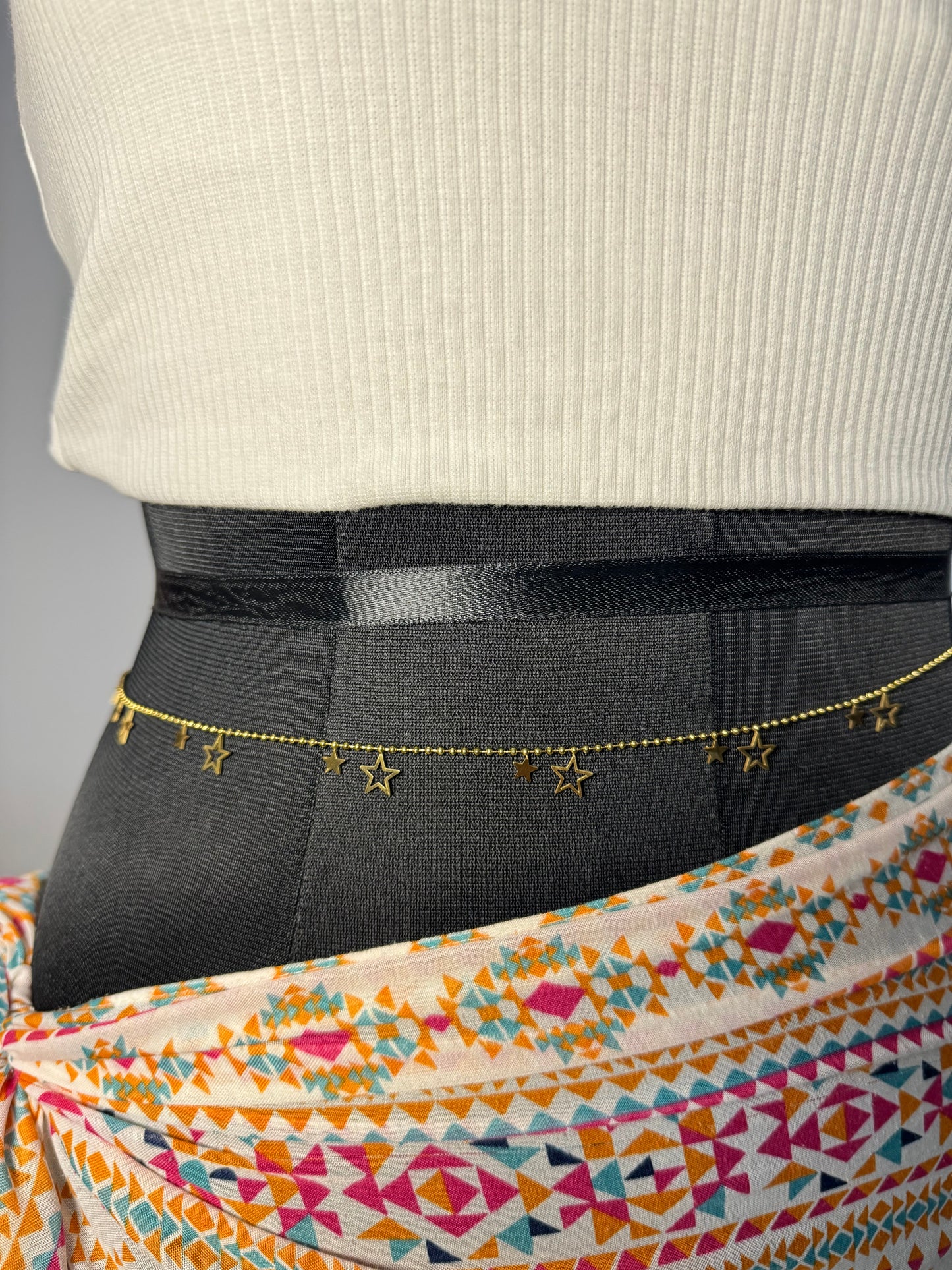 Multi Star Charm Hip Chain
