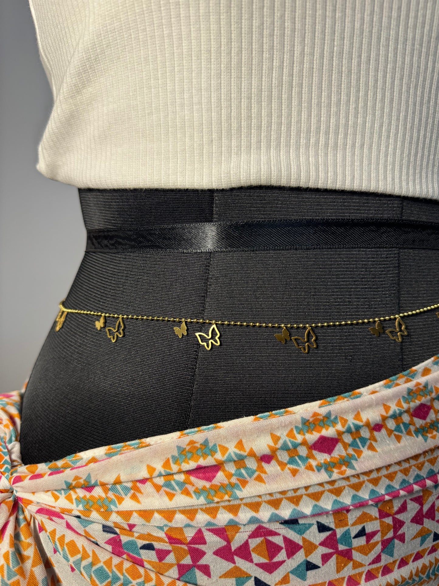 Double Butterfly Hip Chain
