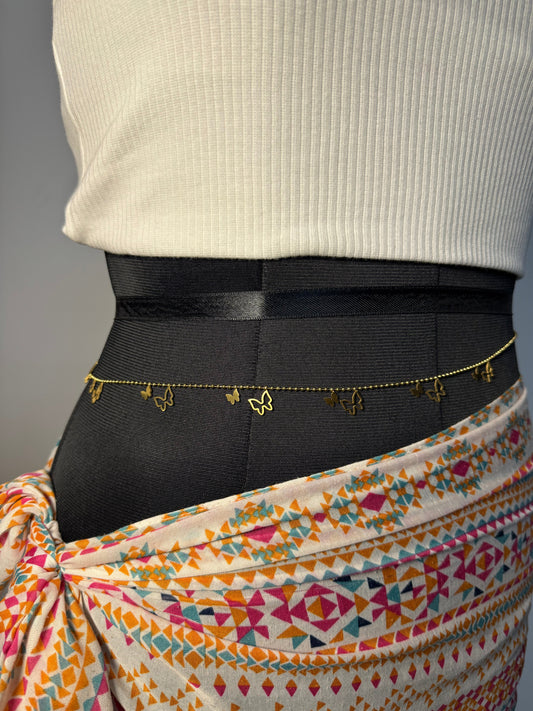 Double Butterfly Hip Chain