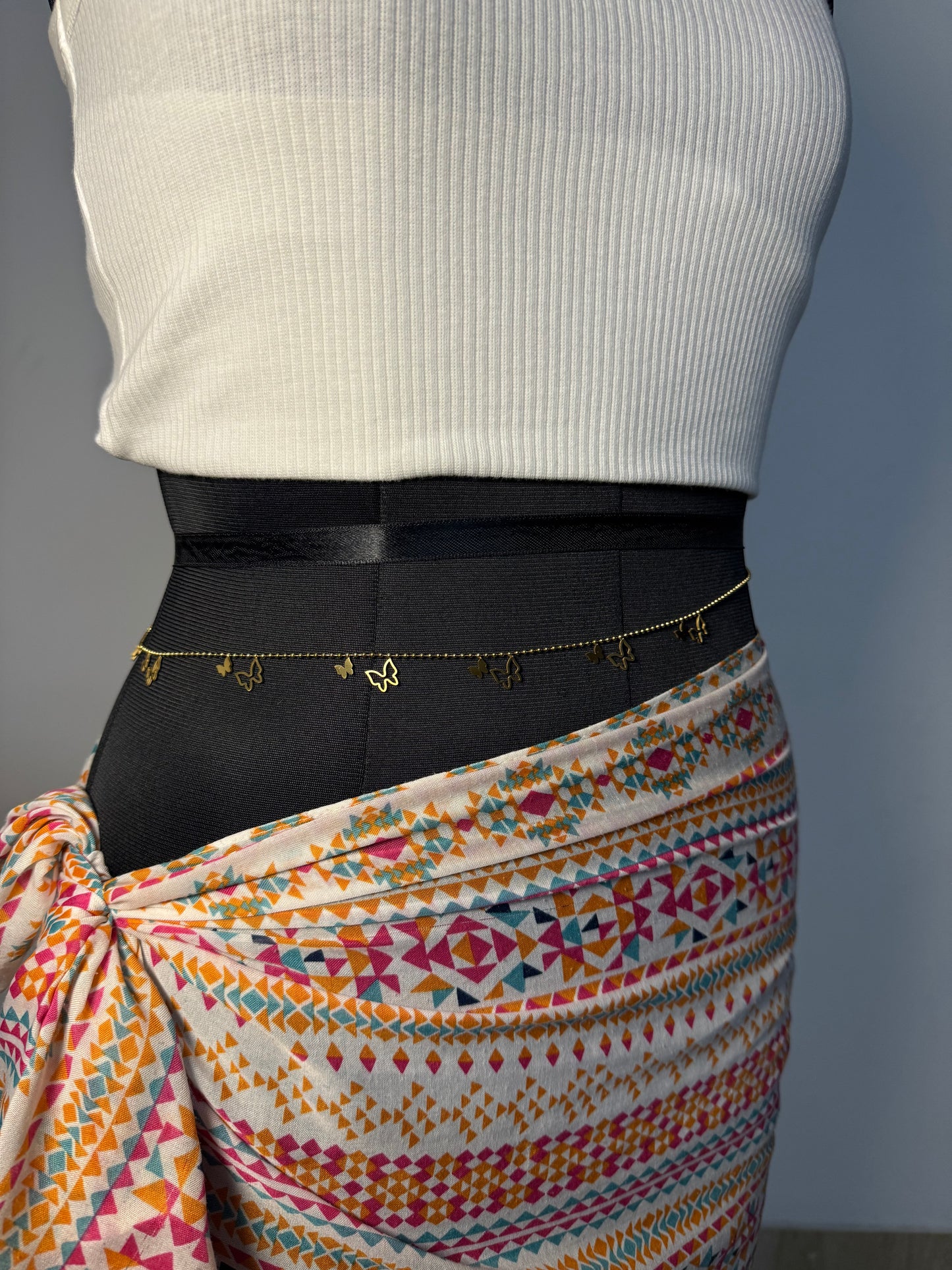 Double Butterfly Hip Chain