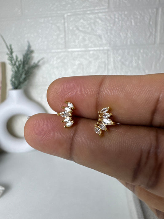 Crown Ball Back Helix Stud