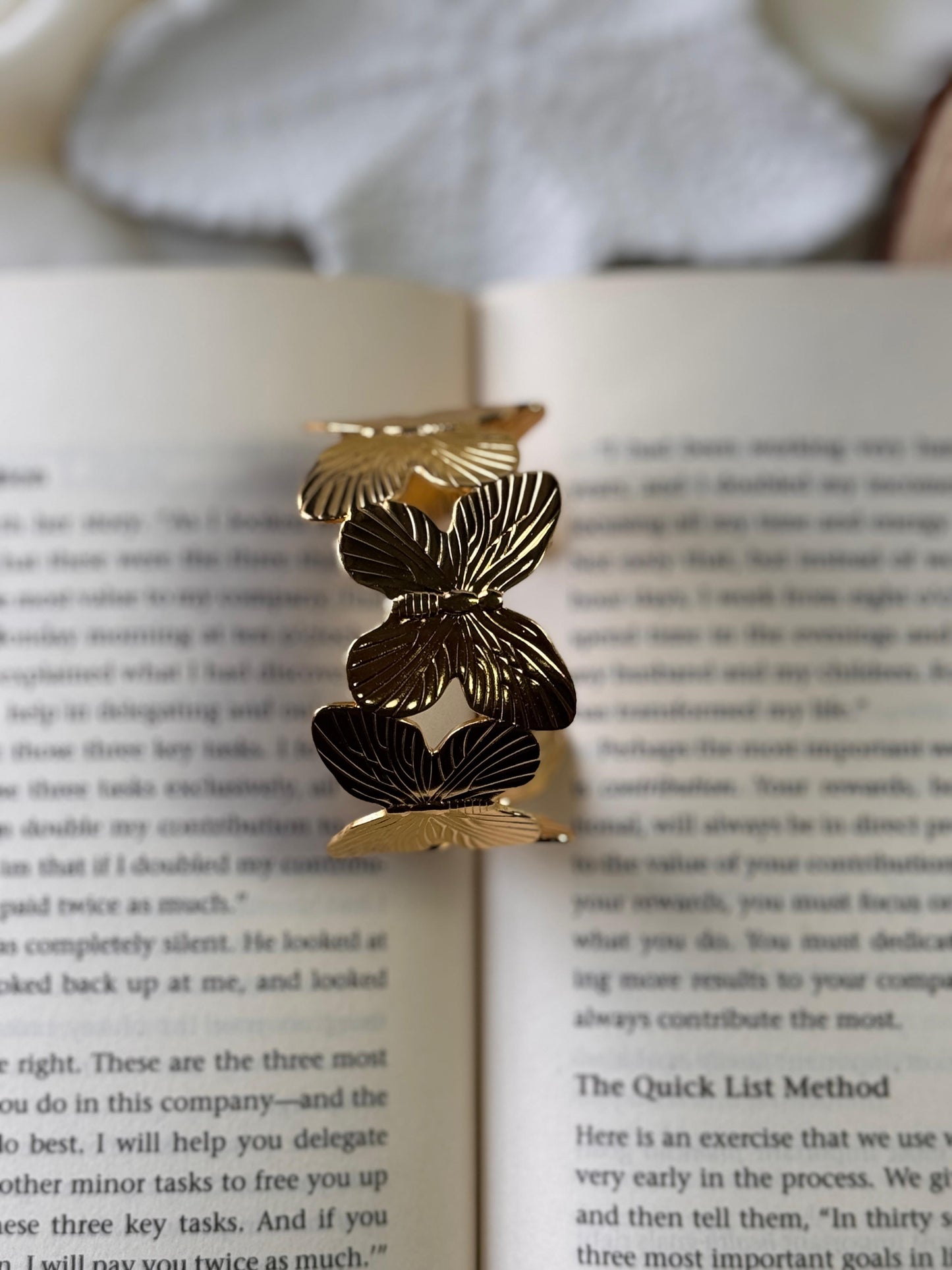 Butterfly Statement Cuff Bangle