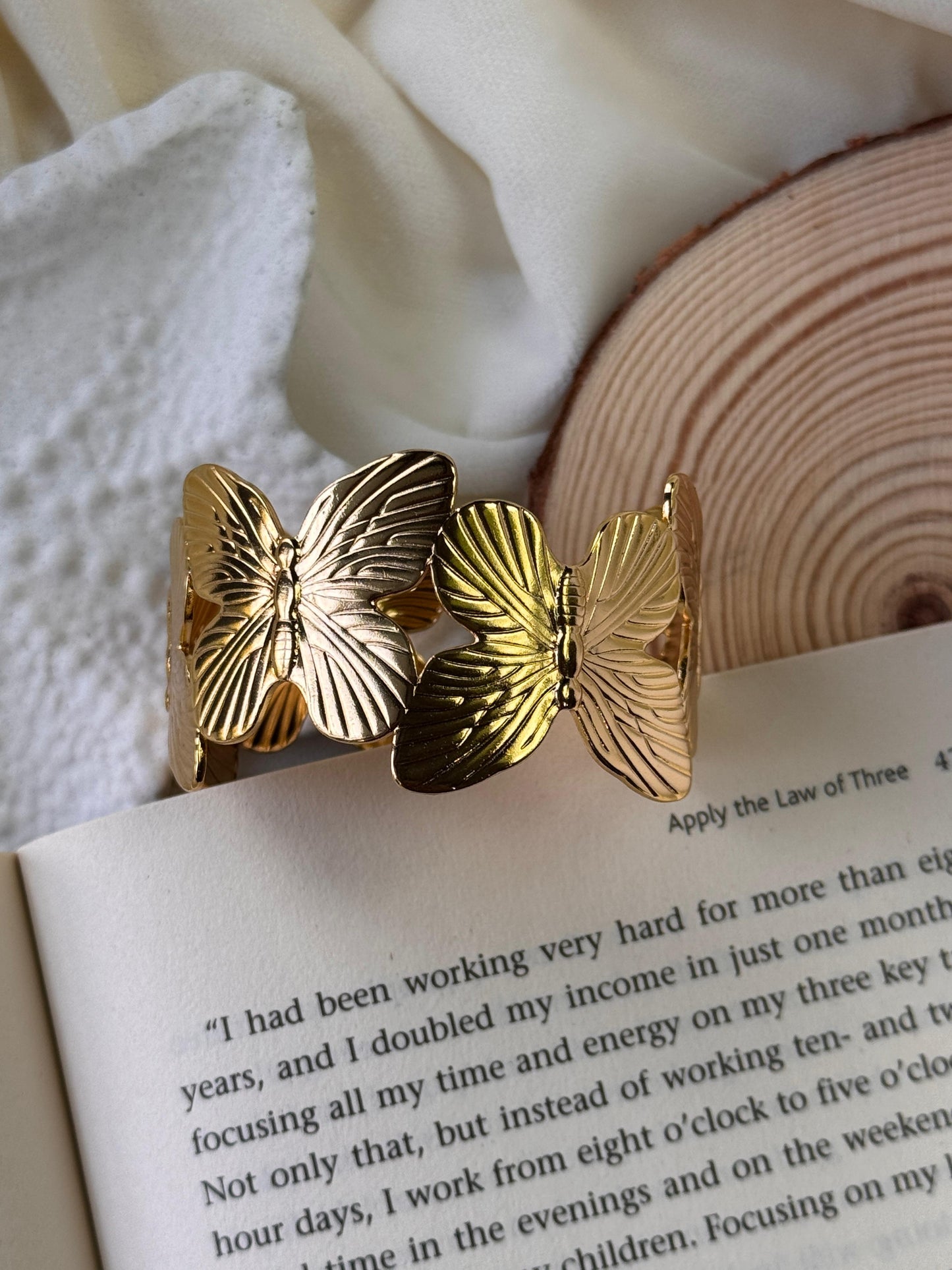 Butterfly Statement Cuff Bangle