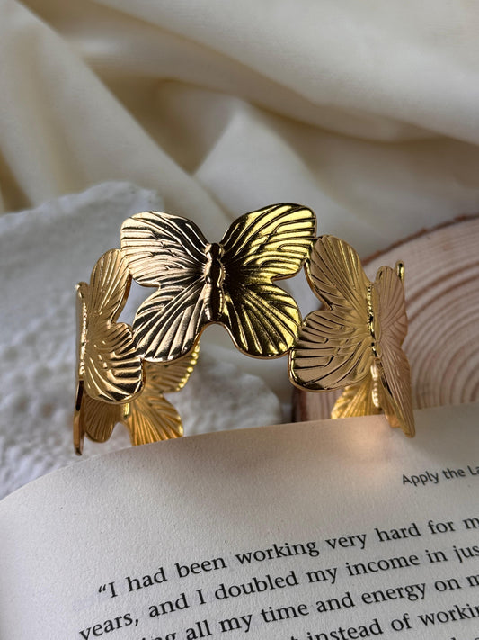 Butterfly Statement Cuff Bangle