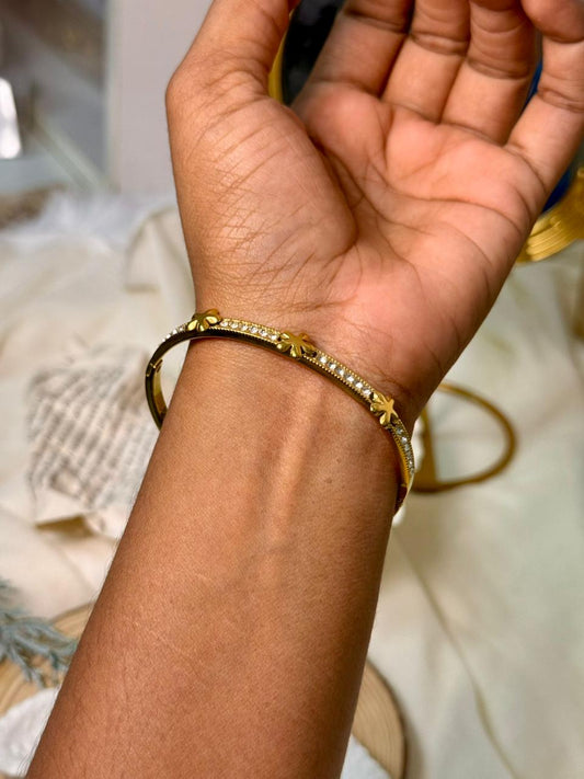 Floral Spark Bangle