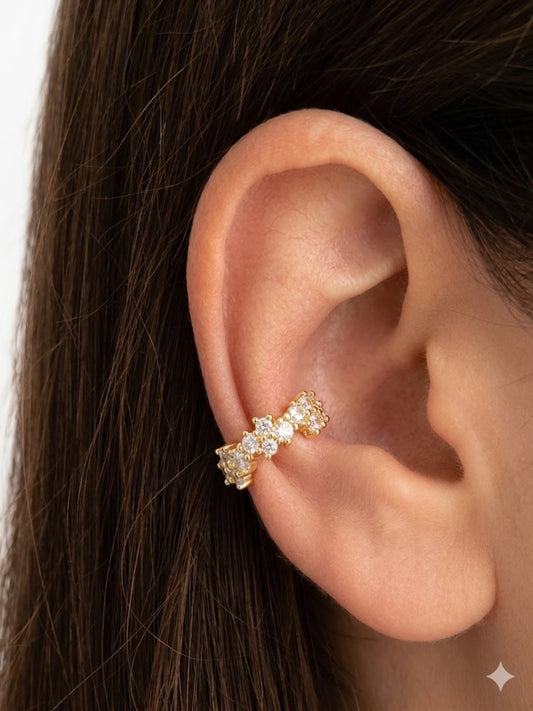 Diamond Dew Ear Cuff_ 1 Piece
