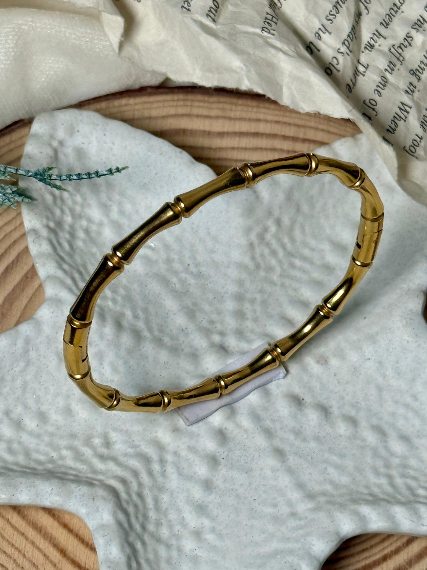 Bamboo Bangle Bracelets - Adult