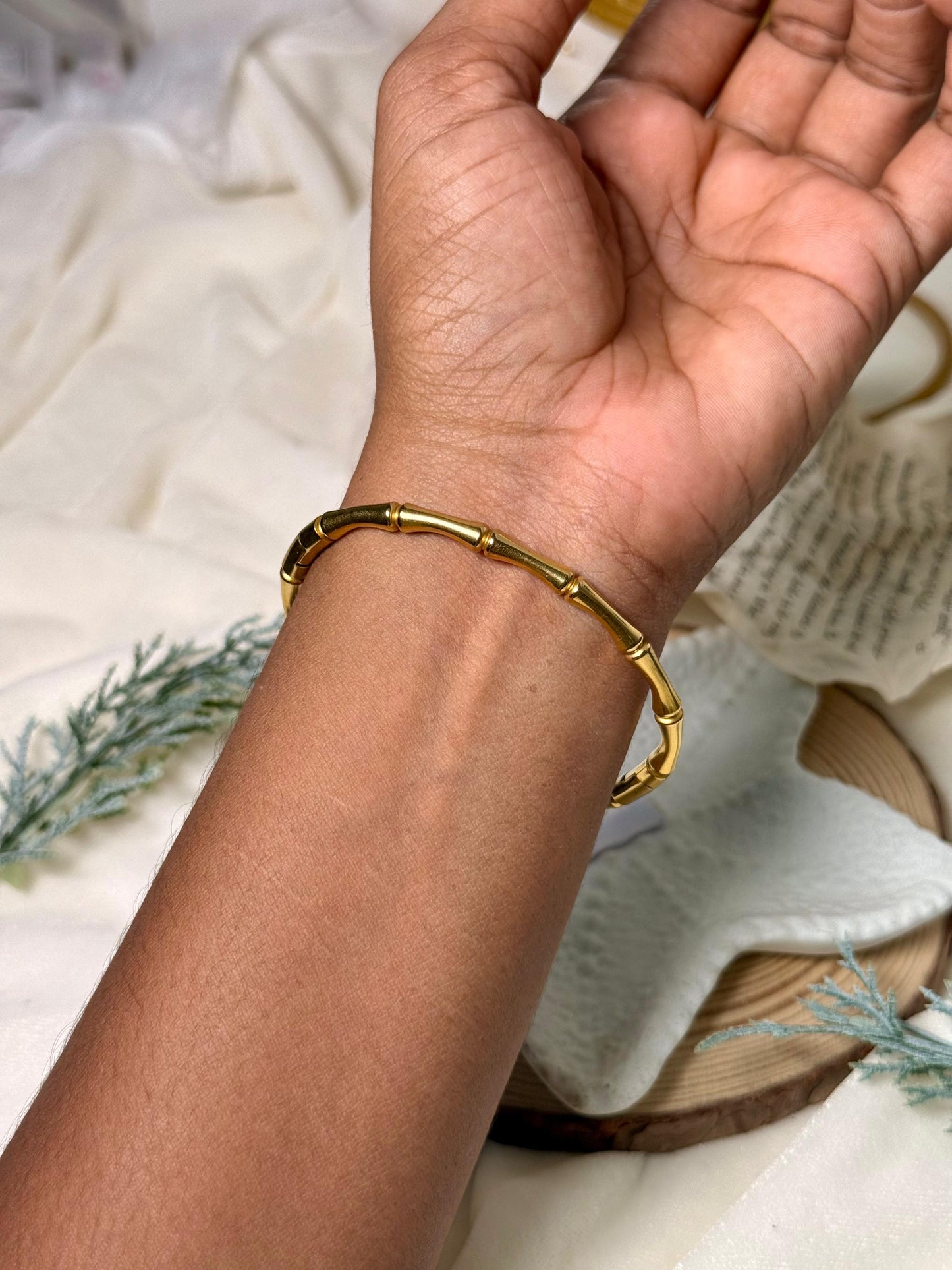 Bamboo Bangle Bracelets - Adult