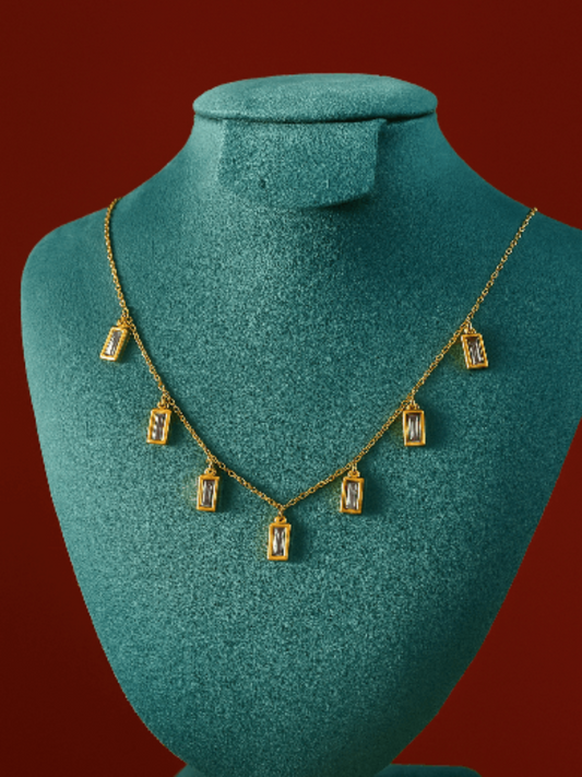 Aurora Prism Drop Necklace